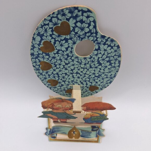 Vintage 1920s Pop-Up Valentines Day Card Heartfelt Charm Scrapbook Journal Paper - Picture 2 of 7